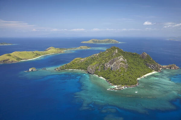 Monu Island, Mamanuca Islands, Fiji, South Pacific - aerial