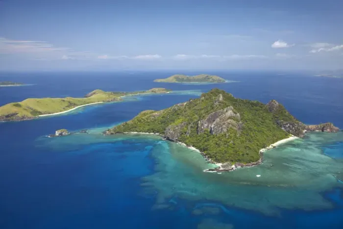 Framed Print : Monu Island, Mamanuca Islands, Fiji, South Pacific - aerial Framed Print : Monu Island, Mamanuca Islands, Fiji, South Pacific - aerial