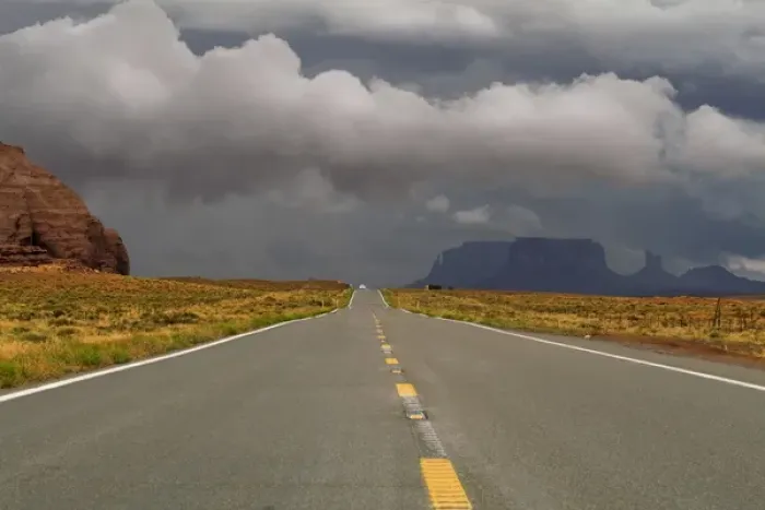 Framed Print : Monument Valley, Utah, United States. Main road to the park Framed Print : Monument Valley, Utah, United States. Main road to the park
