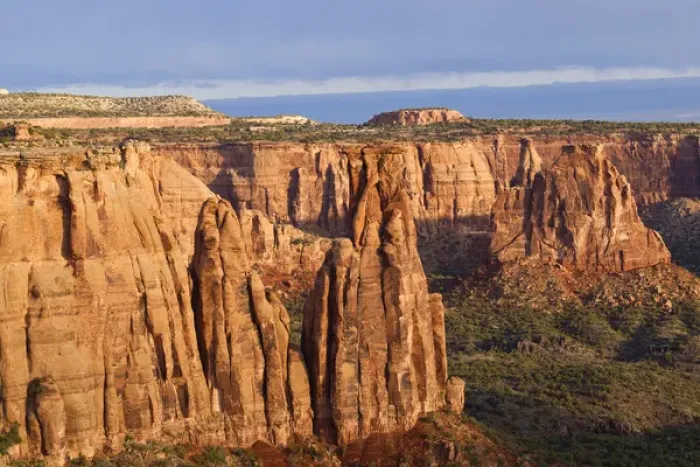 Framed Print : Monuments at sunrise in the Colorado National Monument in Fruita, Colorado, USA Framed Print : Monuments at sunrise in the Colorado National Monument in Fruita, Colorado, USA