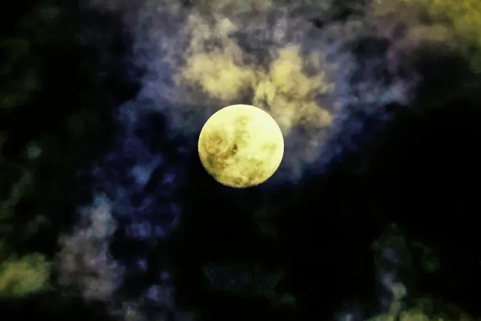Framed Print : Full moon over Bali, Indonesia, Southeast Asia Framed Print : Full moon over Bali, Indonesia, Southeast Asia