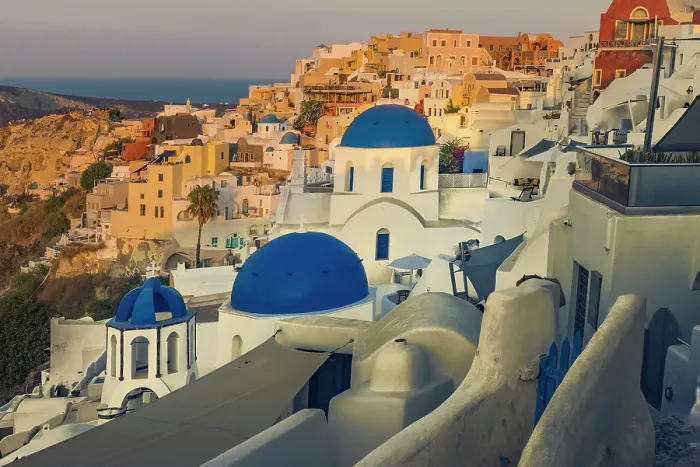 Framed Print : Morning Light, Ios, Santorini, Greece Framed Print : Morning Light, Ios, Santorini, Greece