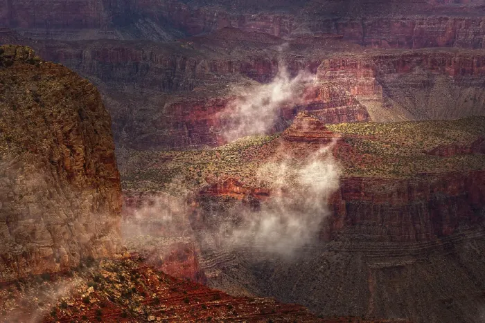Framed Print : Morning mist, Grand Canyon National Park, Arizona Framed Print : Morning mist, Grand Canyon National Park, Arizona