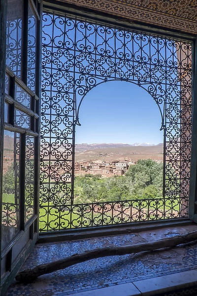 Morocco, Agdz, the Kasbah of Telouet, an enormous fortress belonging to the T hami