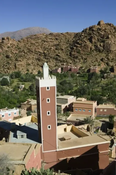 Framed Print : MOROCCO, Anti Atlas, TAFRAOUTE Area: ADAI, Red Mosque Framed Print : MOROCCO, Anti Atlas, TAFRAOUTE Area: ADAI, Red Mosque