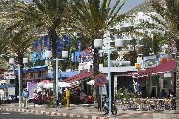 MOROCCO, Atlantic Coast, AGADIR: Along the Beach Agadir Beach Corniche
