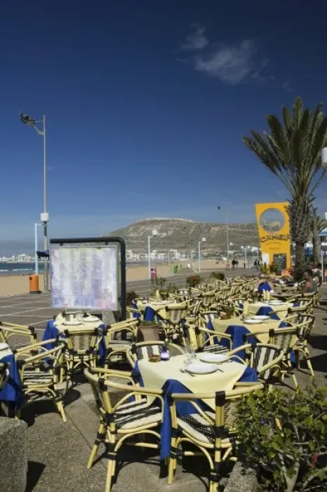 Framed Print : MOROCCO, Atlantic Coast, AGADIR: Along the Beach Corniche Framed Print : MOROCCO, Atlantic Coast, AGADIR: Along the Beach Corniche