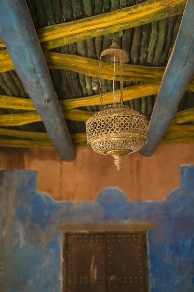 MOROCCO, Atlantic Coast, AGADIR: The Medina of Agadir, Craft & Traditional Ceiling