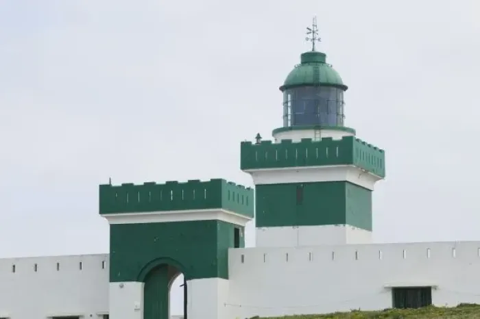 Framed Print : MOROCCO, Atlantic Coast, BEDDOUZA: Cap Beddouza Lighthouse