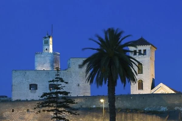 MOROCCO, Atlantic Coast, EL, JADIDA: Cite Portugaise  /  Portuguese Fortress, Evening View