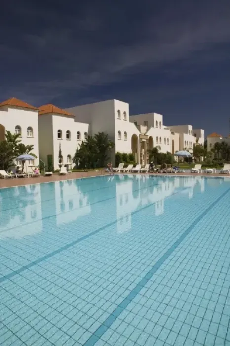 Framed Print : MOROCCO, Atlantic Coast, ESSAOUIRA: Ryad Mogador Hotel / Pool Reflection Framed Print : MOROCCO, Atlantic Coast, ESSAOUIRA: Ryad Mogador Hotel / Pool Reflection