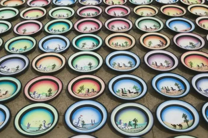Framed Print : MOROCCO, Atlantic Coast, SAFI: Colline des Potiers, Potters Hill, Ceramic Plates Framed Print : MOROCCO, Atlantic Coast, SAFI: Colline des Potiers, Potters Hill, Ceramic Plates