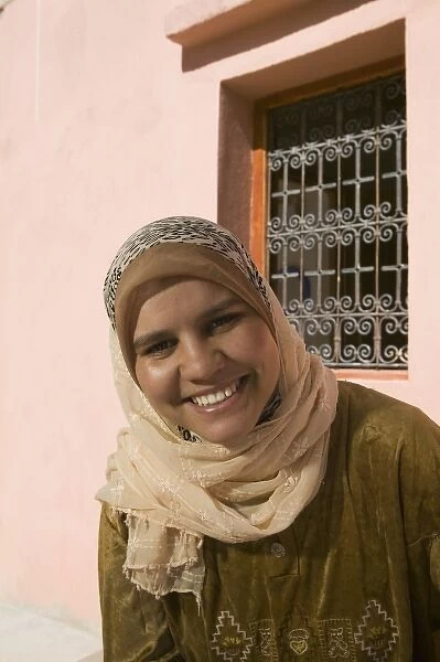 MOROCCO, Dades Valley, DADES GORGE: Young Moroccan Woman. (MR)