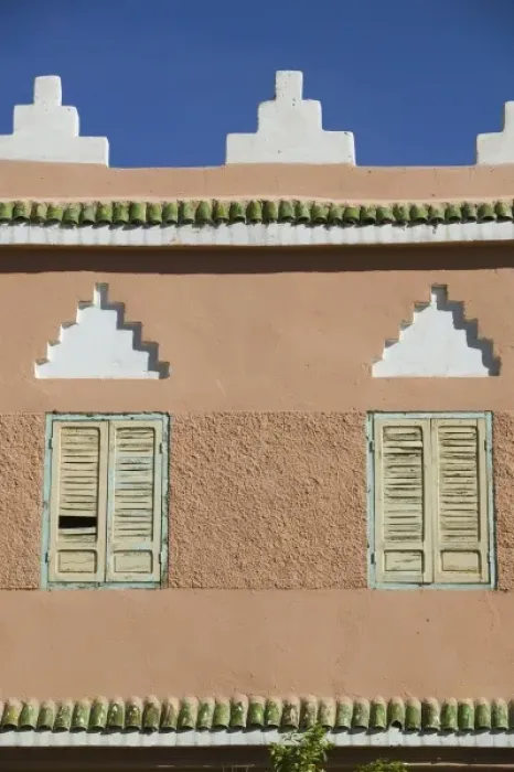 Framed Print : MOROCCO, Draa Valley, AGDZ: House Detail Framed Print : MOROCCO, Draa Valley, AGDZ: House Detail