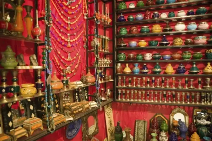 Framed Print : MOROCCO, Fes: Fes El, Bali (Old Fes), Souvenir Shop Interior Framed Print : MOROCCO, Fes: Fes El, Bali (Old Fes), Souvenir Shop Interior