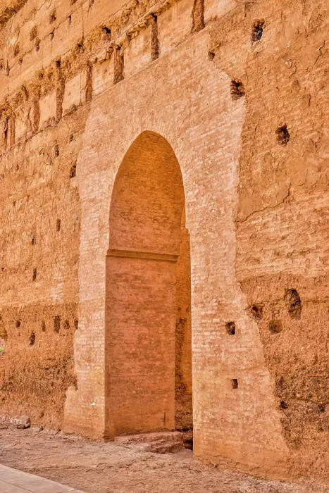 Framed Print : Morocco, Marrakech. Badii Palace