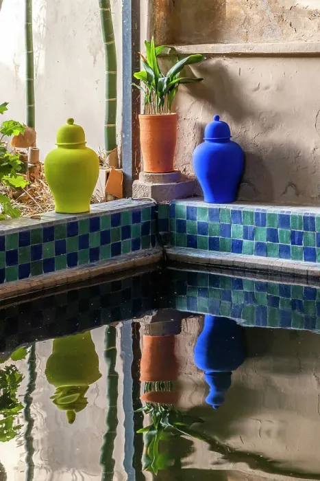Framed Print : Morocco, Marrakech. Majorelle Garden (Jardin Majorelle) Framed Print : Morocco, Marrakech. Majorelle Garden (Jardin Majorelle)