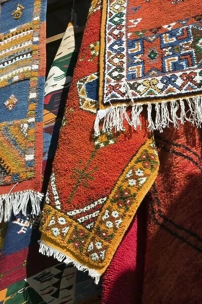MOROCCO, MARRAKECH: The Souqs of Marrakech (Markets) Details of the Carpet Souk