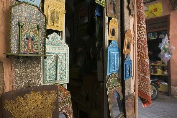 MOROCCO, MARRAKECH: The Souqs of Marrakech (Markets) Mirrors