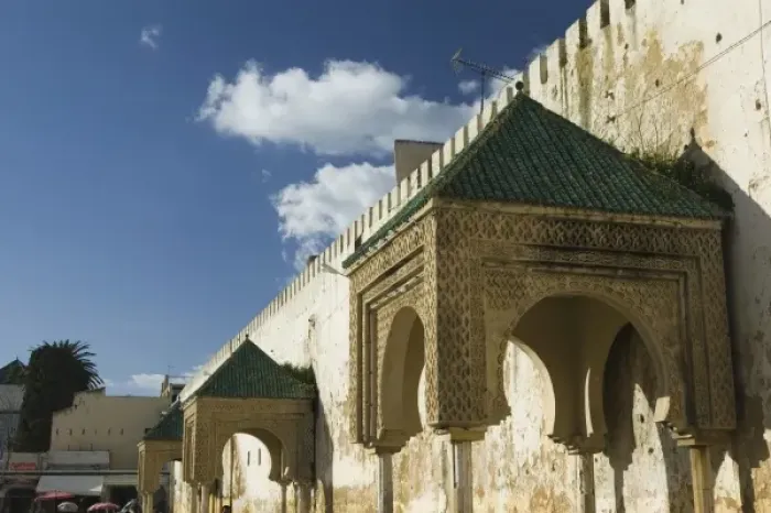 Framed Print : MOROCCO, Meknes: Place el, Hedim / Main Town Square / Medina Wall detail Framed Print : MOROCCO, Meknes: Place el, Hedim / Main Town Square / Medina Wall detail