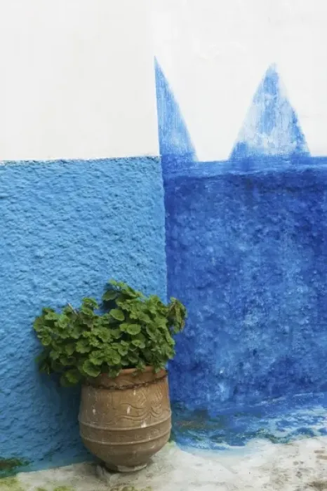 Framed Print : MOROCCO, Rabat: Kasbah des Oudaias, House Detail
