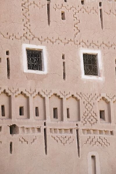 MOROCCO, South of the High Atlas, OUARZAZATE: Taourirt Kasbah  /  Courtyard Exterior