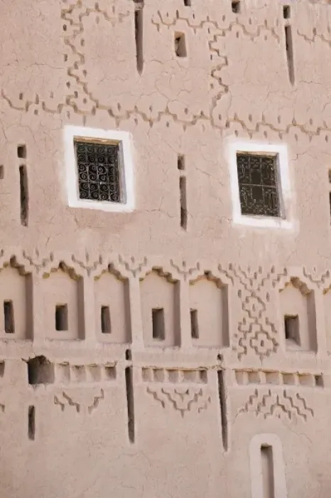 Framed Print : MOROCCO, South of the High Atlas, OUARZAZATE: Taourirt Kasbah  /  Courtyard Exterior