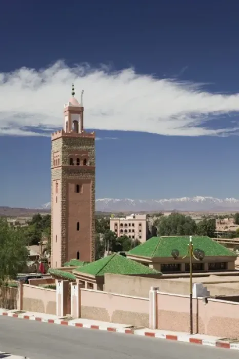 Framed Print : MOROCCO, South of the High Atlas, OUARZAZATE: Town Mosque