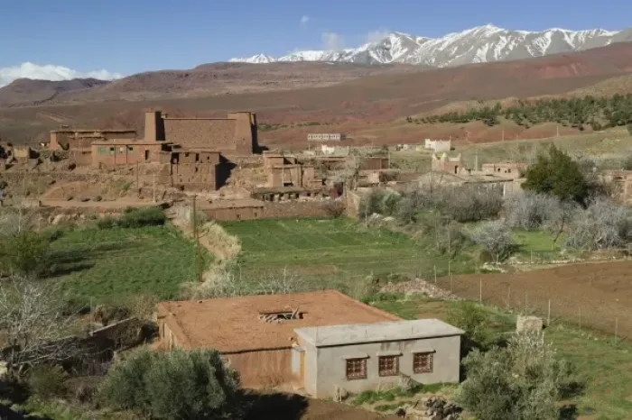 Framed Print : MOROCCO, South of the High Atlas, TIZI, N, TICHKA Pass Road: AGOUIM Village Framed Print : MOROCCO, South of the High Atlas, TIZI, N, TICHKA Pass Road: AGOUIM Village