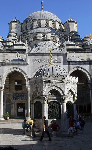 The Mosque of Sultan Ahmet (Blue Mosque), Istanbul, Turkey