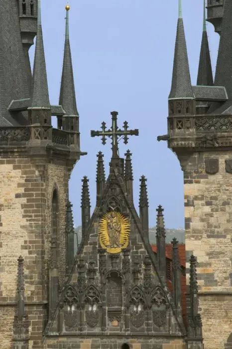 Framed Print : Mother of God in front of Tyn, Czech Republic, prague