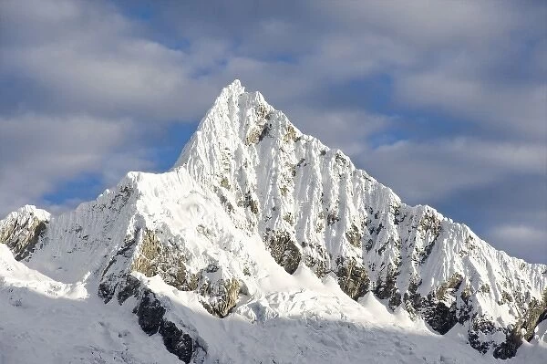Mount Alpamayo in Ancash Region, Cordillera Blanca, Andes Mountains, Santa Cruz Trek