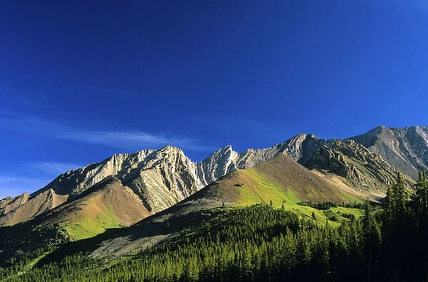 Mount Arethesa in the Kannannaskis Region near Canmore, Alberta, Canada