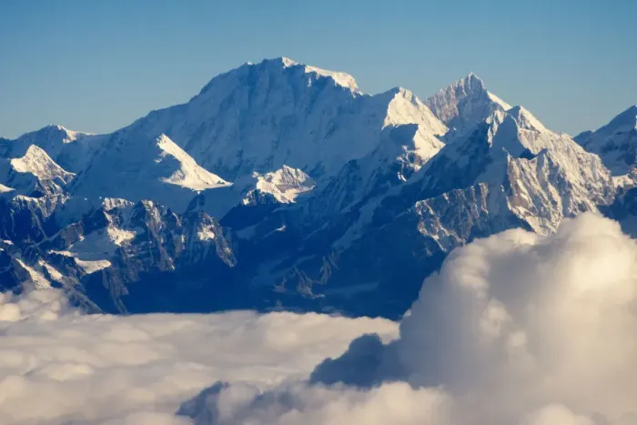 Framed Print : Mount Everest (8848m) in the Himalayas above the clouds, Nepal Framed Print : Mount Everest (8848m) in the Himalayas above the clouds, Nepal