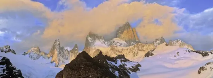 Framed Print : Mount Fitz Roy seen from Laguna de Los Tres during sunrise, Argentina, Los Glaciares NP
