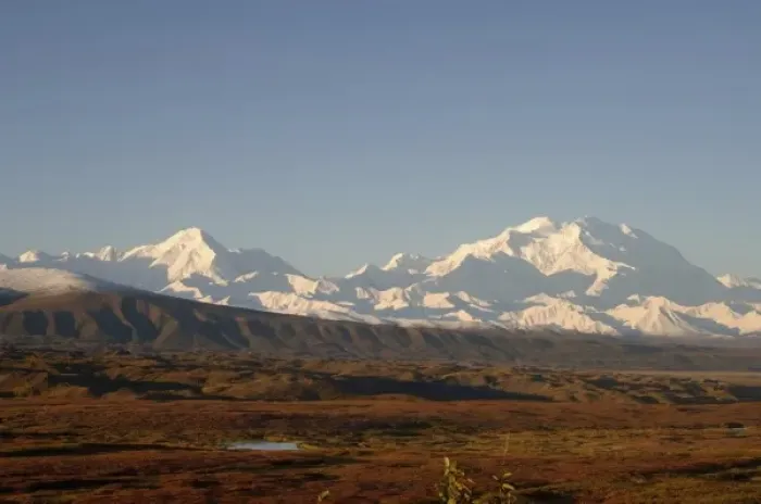 Framed Print : mount McKinley, or Mount Denali, in Denali National Park, interior of Alaska