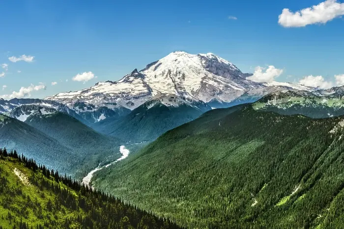 Framed Print : Mount Rainier white River Green Mountains Crystal Mountain lookout, Pierce County, Washington State, Usa Framed Print : Mount Rainier white River Green Mountains Crystal Mountain lookout, Pierce County, Washington State, Usa