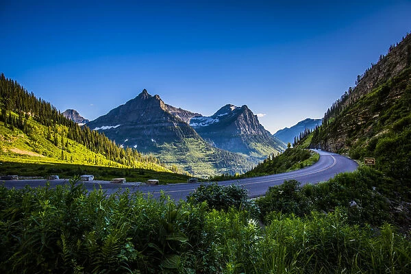 Mountain Pass, Continental Divide, Glacier National Park, Montana