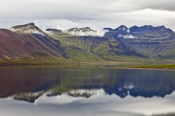Mountains and lake, Snaefellsnes Peninsula, Iceland