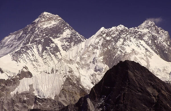Mt Everest, Sagarnatha National Park, Nepal as seen from the Gokyo Valley