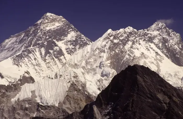 Framed Print : Mt Everest, Sagarnatha National Park, Nepal as seen from the Gokyo Valley