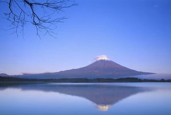 Mt. Fuji from Motosu Lake, Yamanashi, Japan