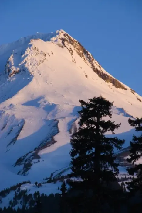 Framed Print : Mt. Hood at sunrise, winter 11, 237 feet high, Cascade Mountains, Oregon USA Framed Print : Mt. Hood at sunrise, winter 11, 237 feet high, Cascade Mountains, Oregon USA