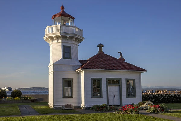 The Mukilteo Lighthouse in Everett, Washington, USA