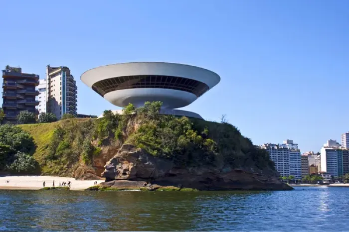 Framed Print : Museum of Contemporany Art (by Oscar Niemeyer)