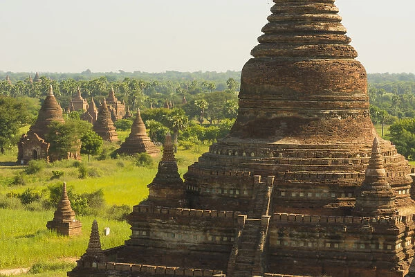 Myanmar. Bagan. The plain of Bagan is dotted with hundreds of temples