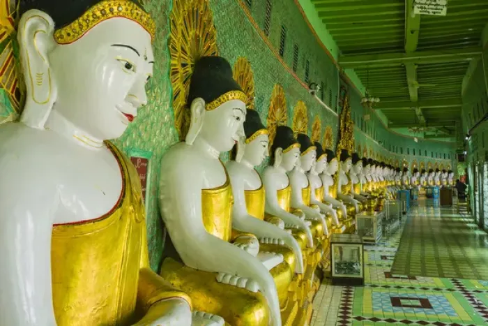 Framed Print : Myanmar. Mandalay. Sagaing Hill. U min Thounzeh (Thirty Caves) temple Framed Print : Myanmar. Mandalay. Sagaing Hill. U min Thounzeh (Thirty Caves) temple