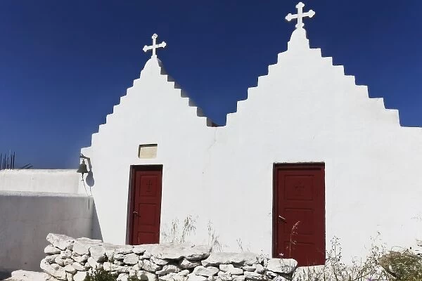 Mykonos, Greece. Traditional church