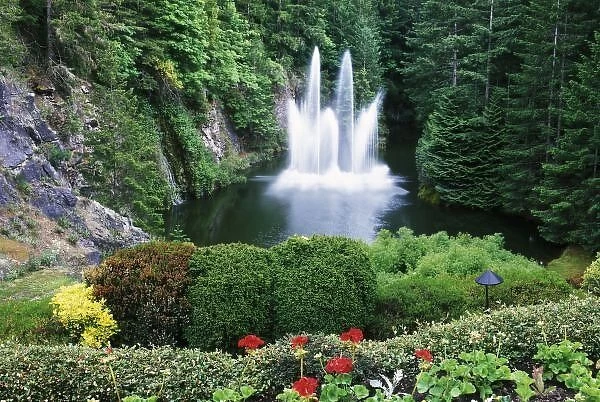 N. A. Canada, British Columbia, Vancouver Island, Saanich, Butchart Gardens