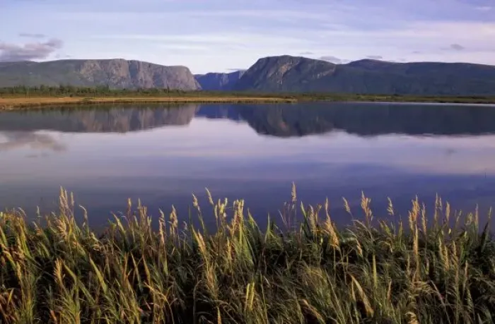 Framed Print : N. A. Canada, Newfoundland, Gros Morne National Park. Western Brooke Pond scenic Framed Print : N. A. Canada, Newfoundland, Gros Morne National Park. Western Brooke Pond scenic
